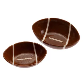 2pc Football Condiment Bowls