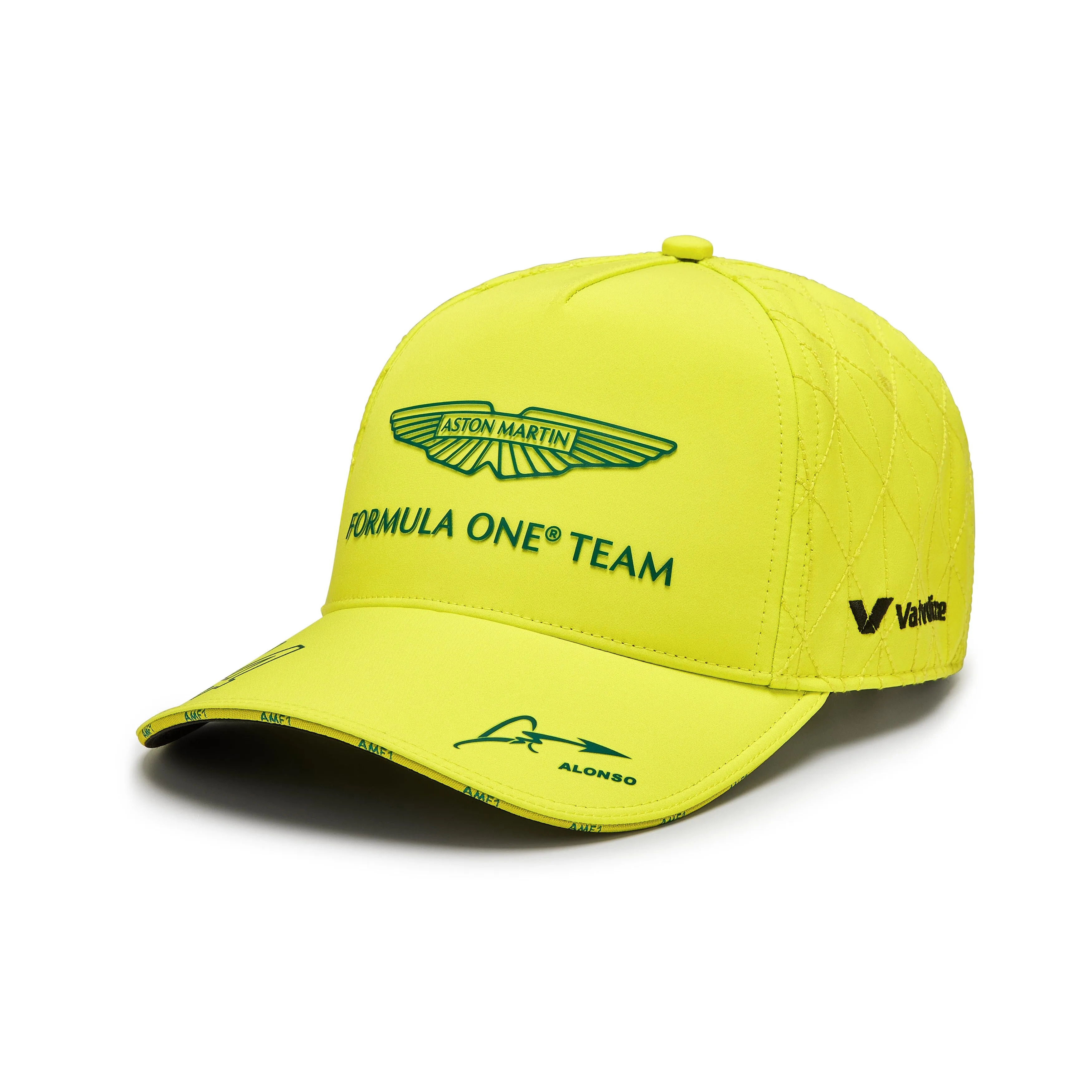 Aston Martin Cognizant F1 2024 Fernando Alonso Team Hat- Lime/Green