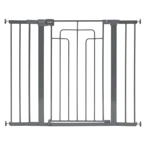 Contemporary Tall-and-Wide Gate - Grey