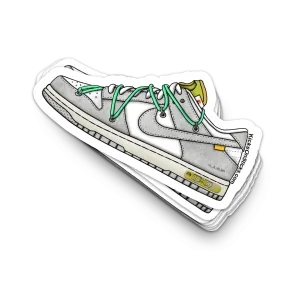 Dunk Low "Off-White Lot 14" Sneaker Sticker