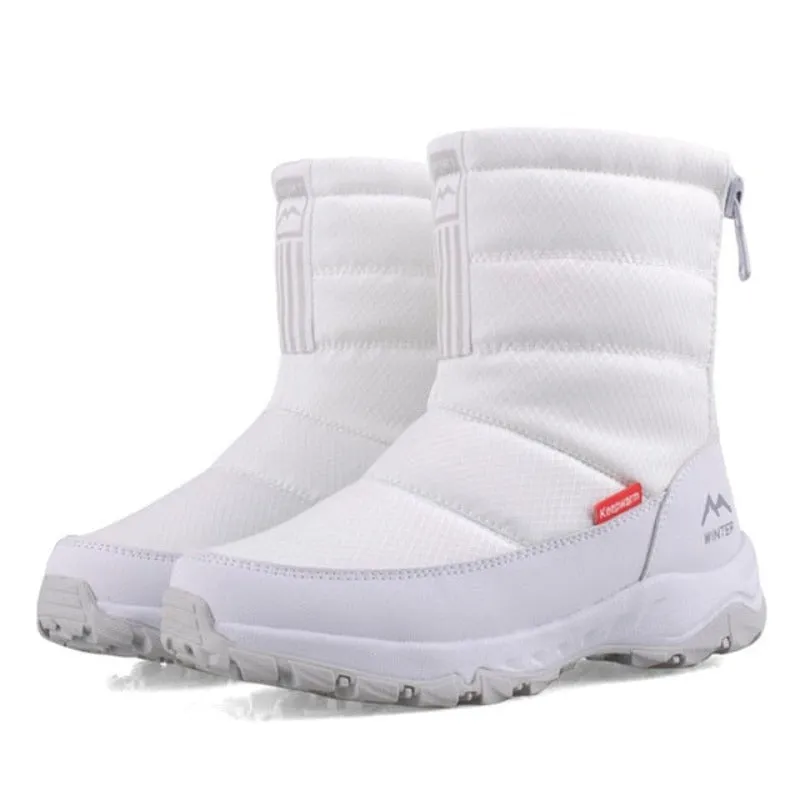 Dyavor Waterproof Women Snow Boots Nonslip Plush Orthopedic Shoes