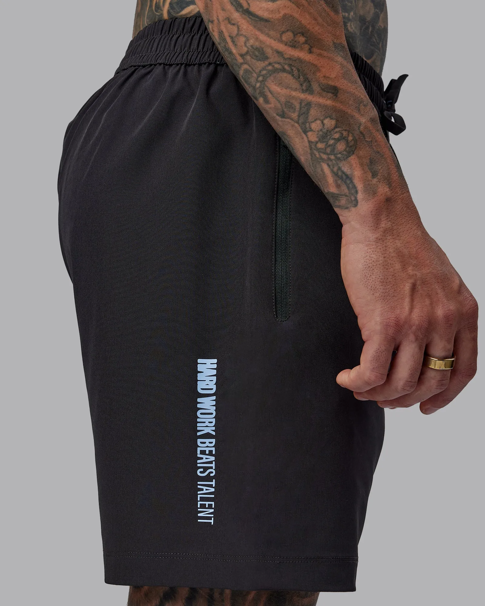 LSKD x Logan Martin Rep 7" Performance Shorts - Pirate black-Windsurfer