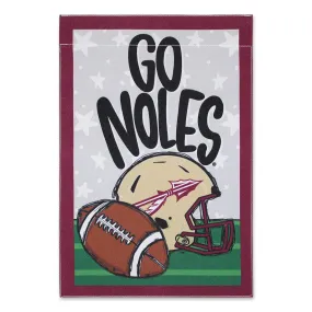 Magnolia Lane Go Noles Football Helmet Garden Flag