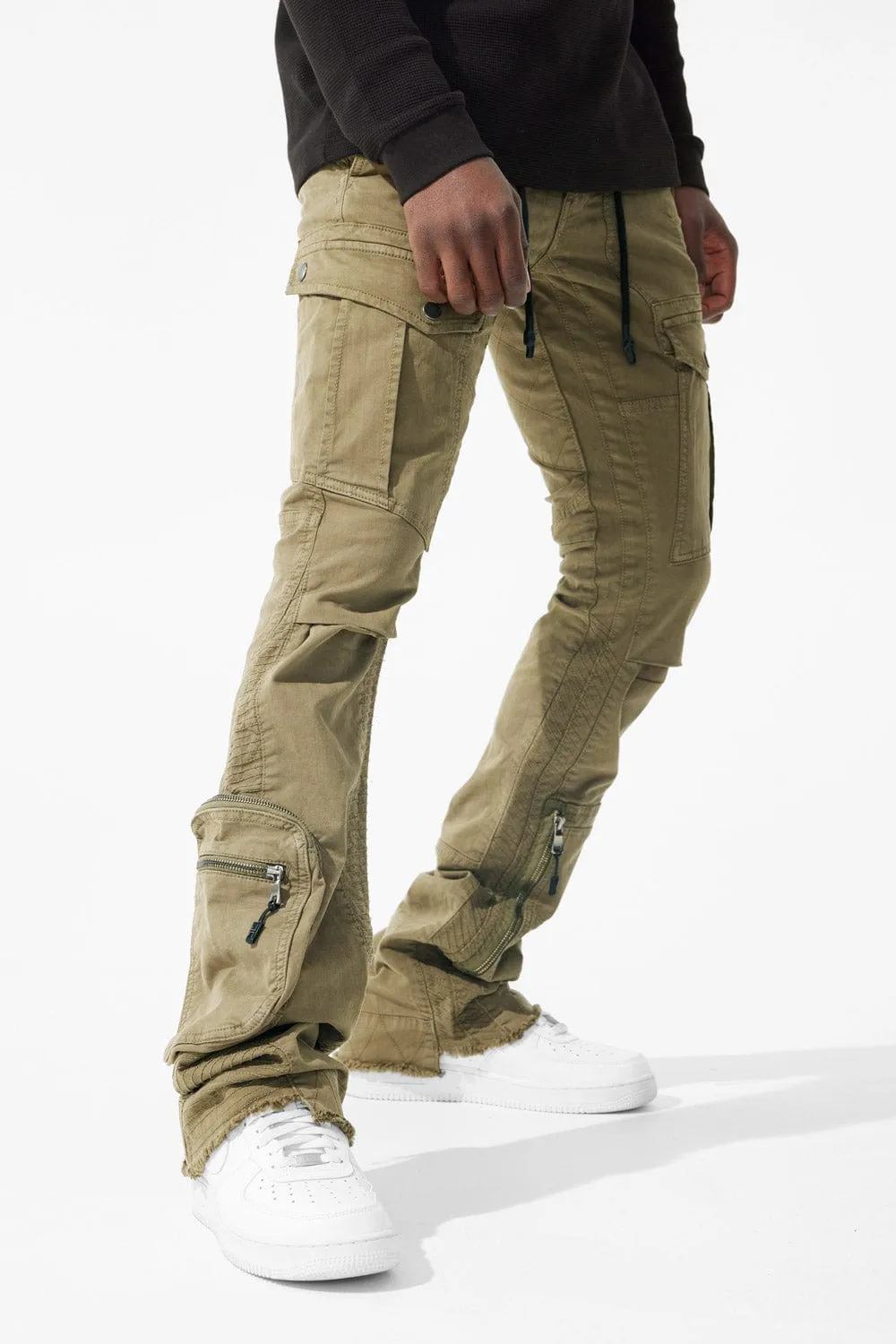 Martin Stacked - Aviation Cargo Pants (Sage)