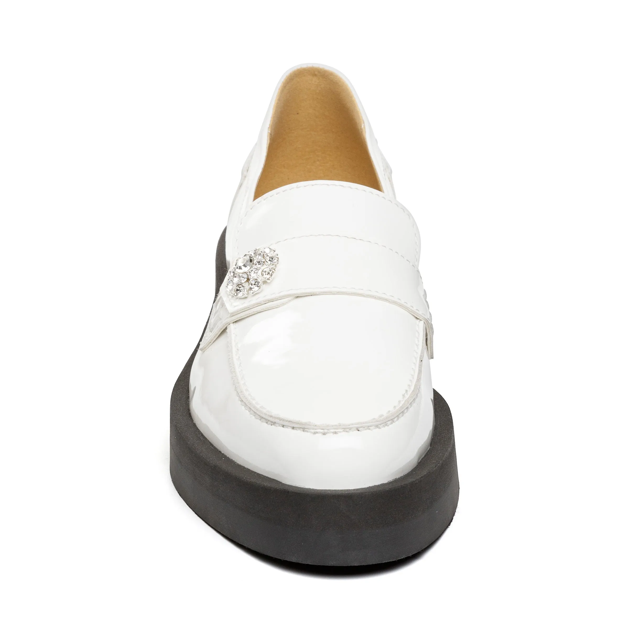 Meggie Loafer WHITE PATENT