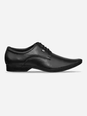 Men's Black Pointed Toe Lace Up Formal (ID2063)