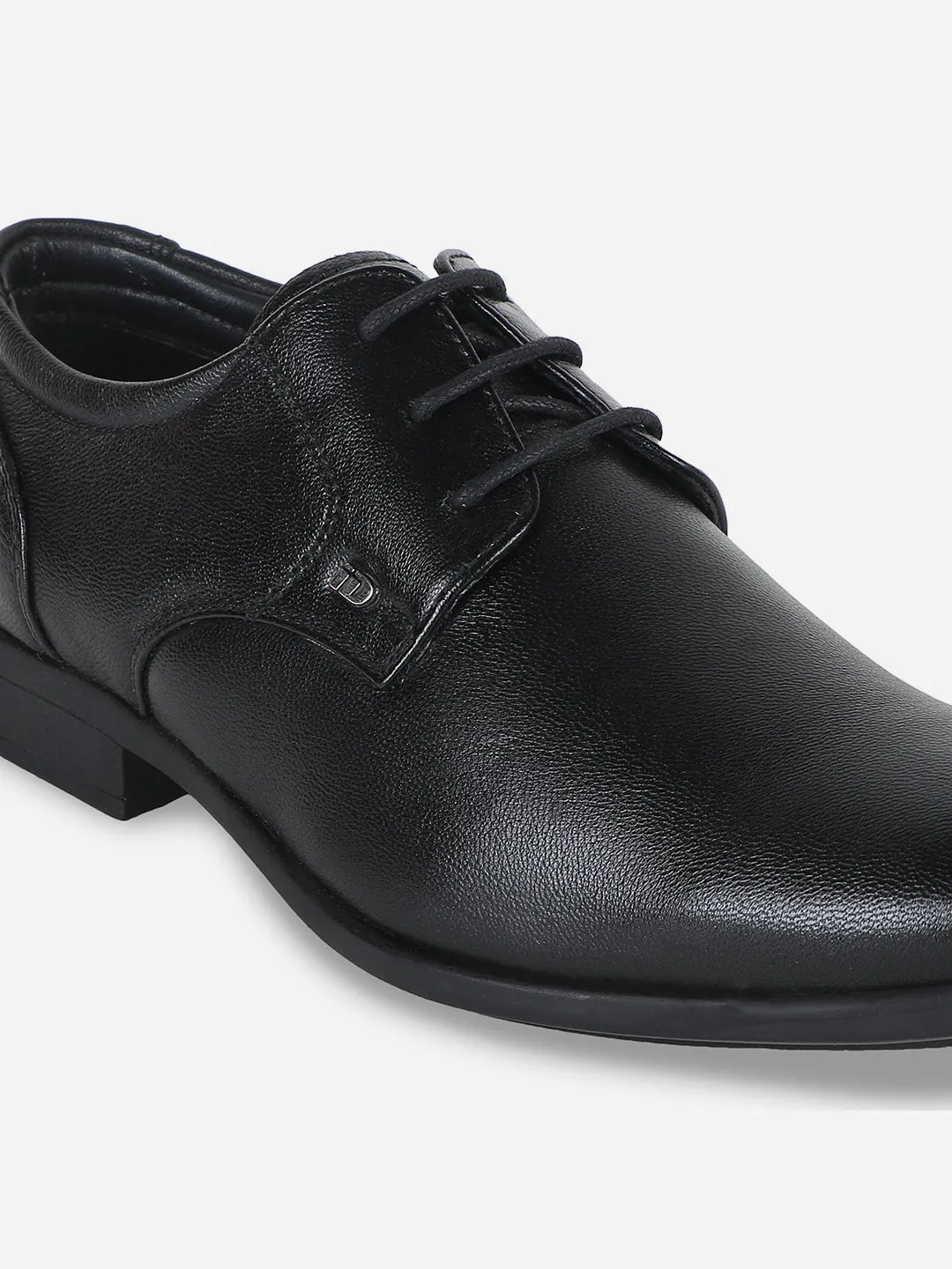 Men's Black Regular Toe Lace Up Formal (ID6017)