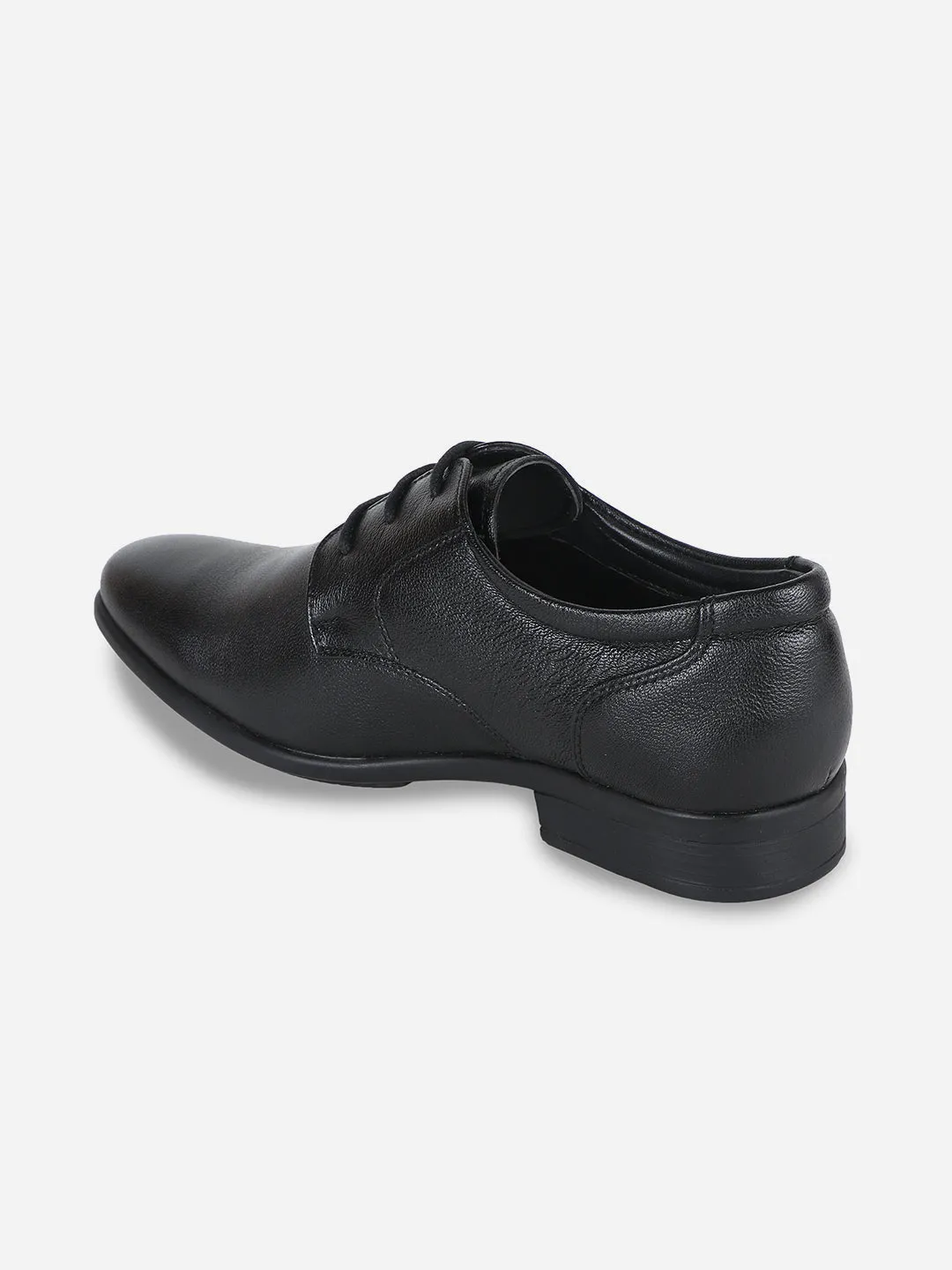 Men's Black Regular Toe Lace Up Formal (ID6017)