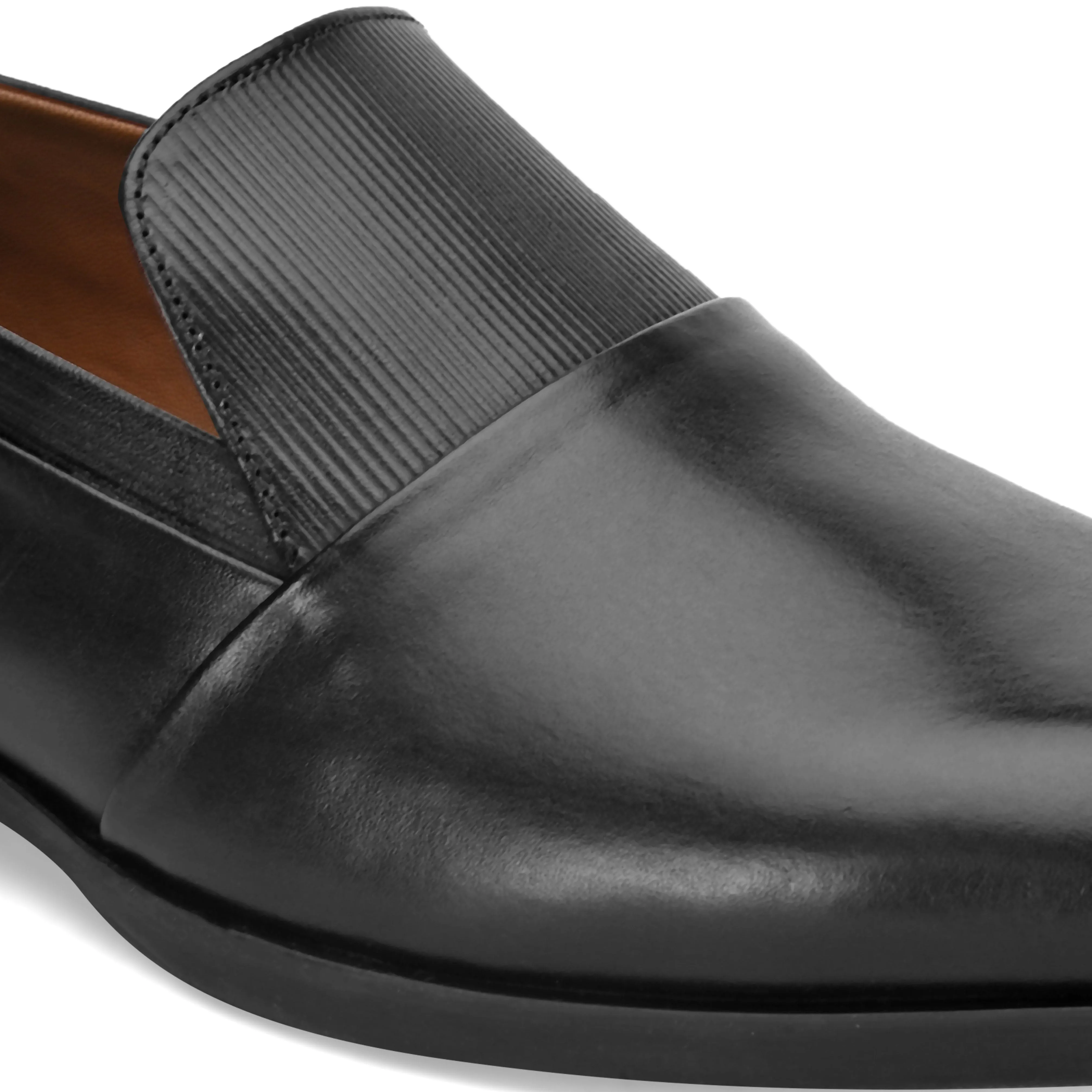 Newman Black Formal Slip-ons