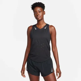 Nike | Women's AeroSwift Dri-FIT ADV Running Singlet - Black/White