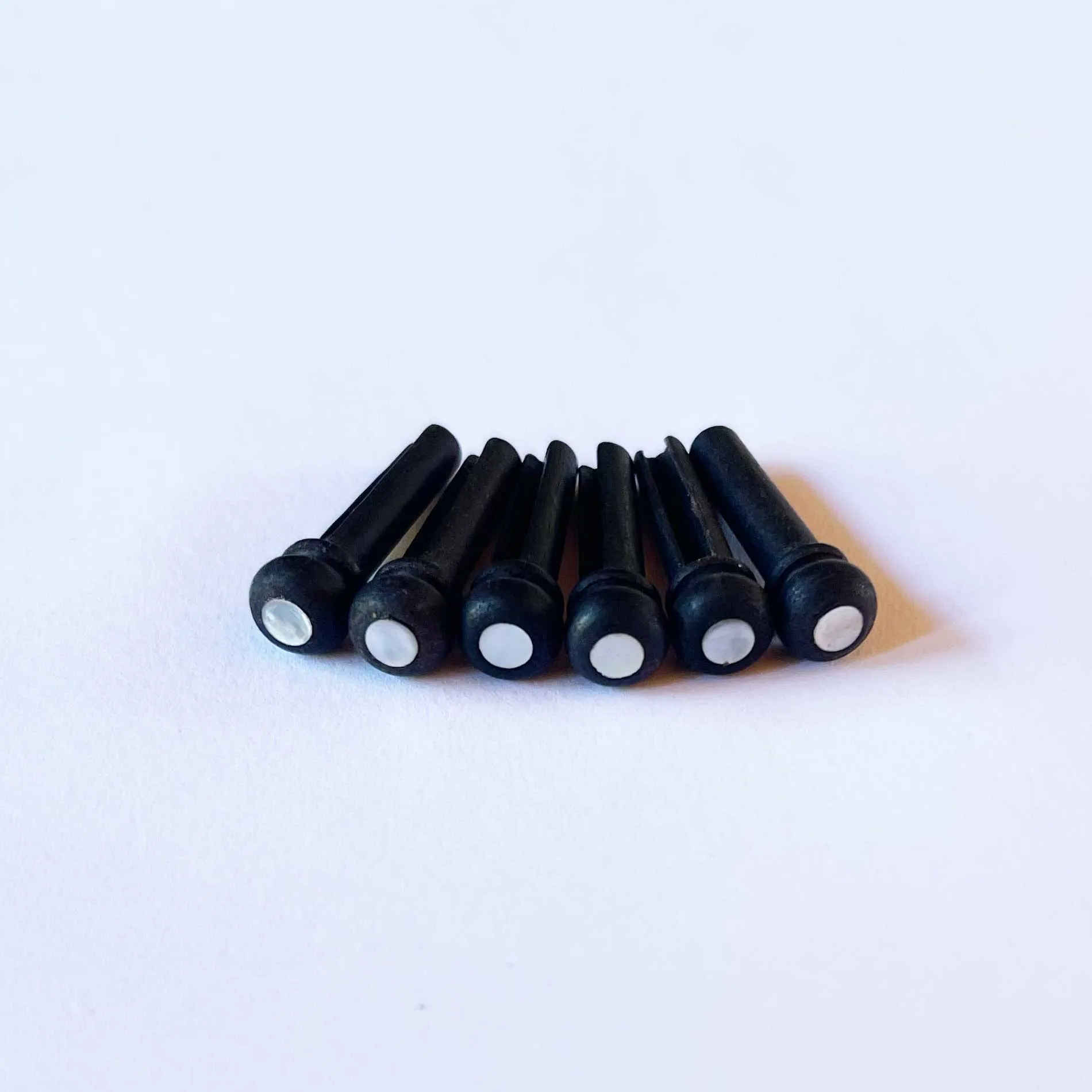 Pearl Inlaid Ebony Bridge Pins