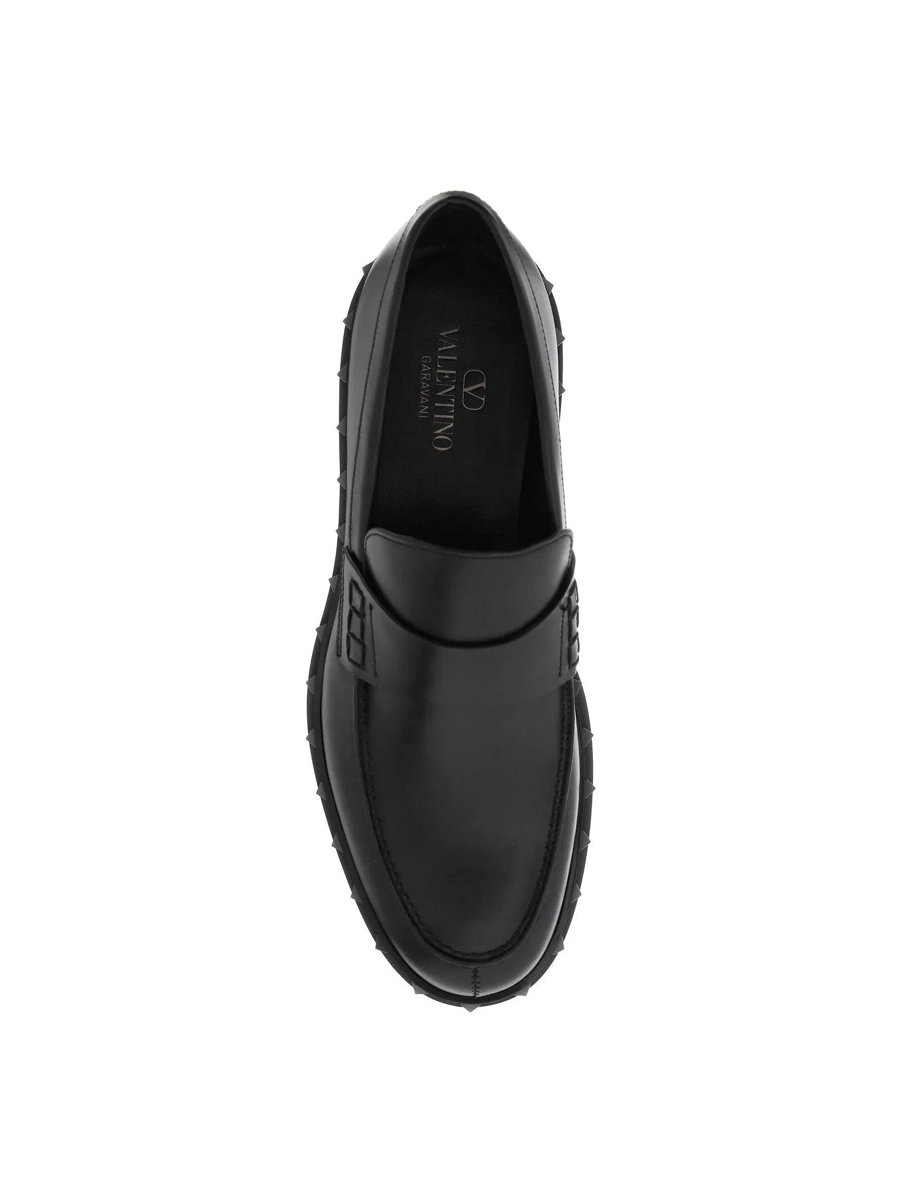 Rockstud M-Way Leather Loafers