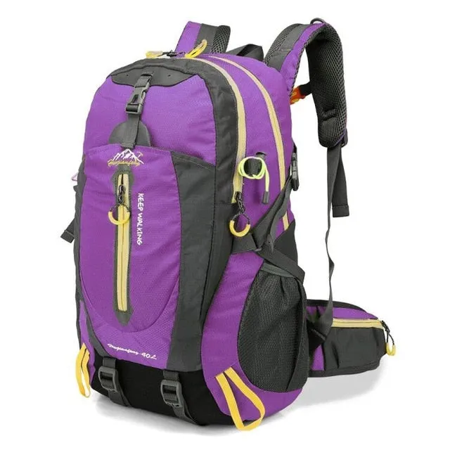 Waterproof 40L Climbing Backpack Rucksack for Outdoor Hiking Trekking