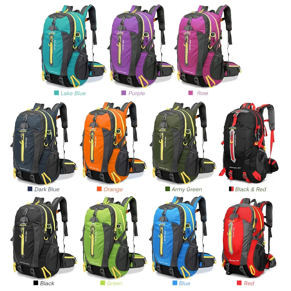 Waterproof 40L Climbing Backpack Rucksack for Outdoor Hiking Trekking